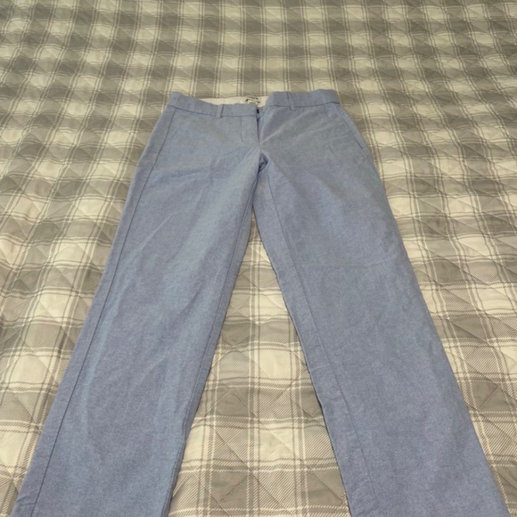 J. Crew Womens Skinny Business Casual Capris Size 00 Baby Blue - Picture 1 of 6